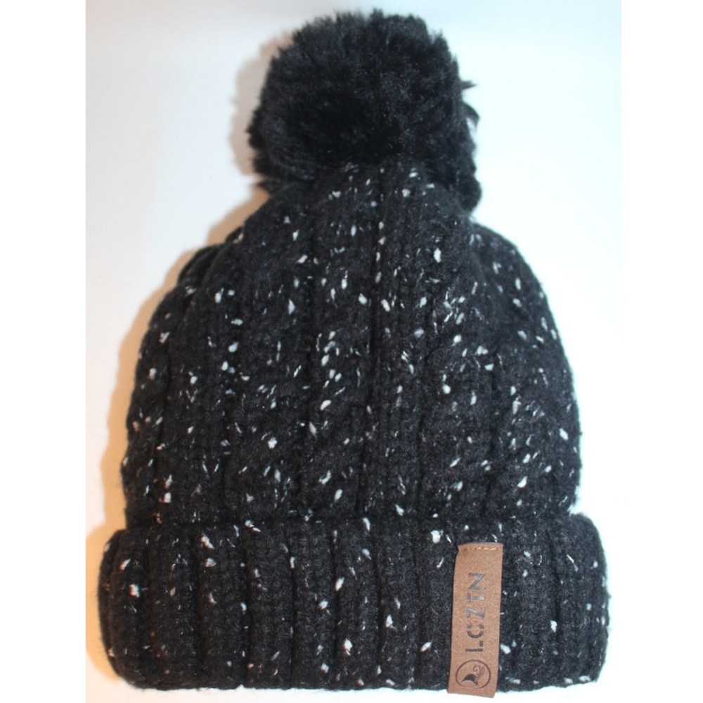 Women's Knit Pom Beanie Hat - Picture 2 of 14